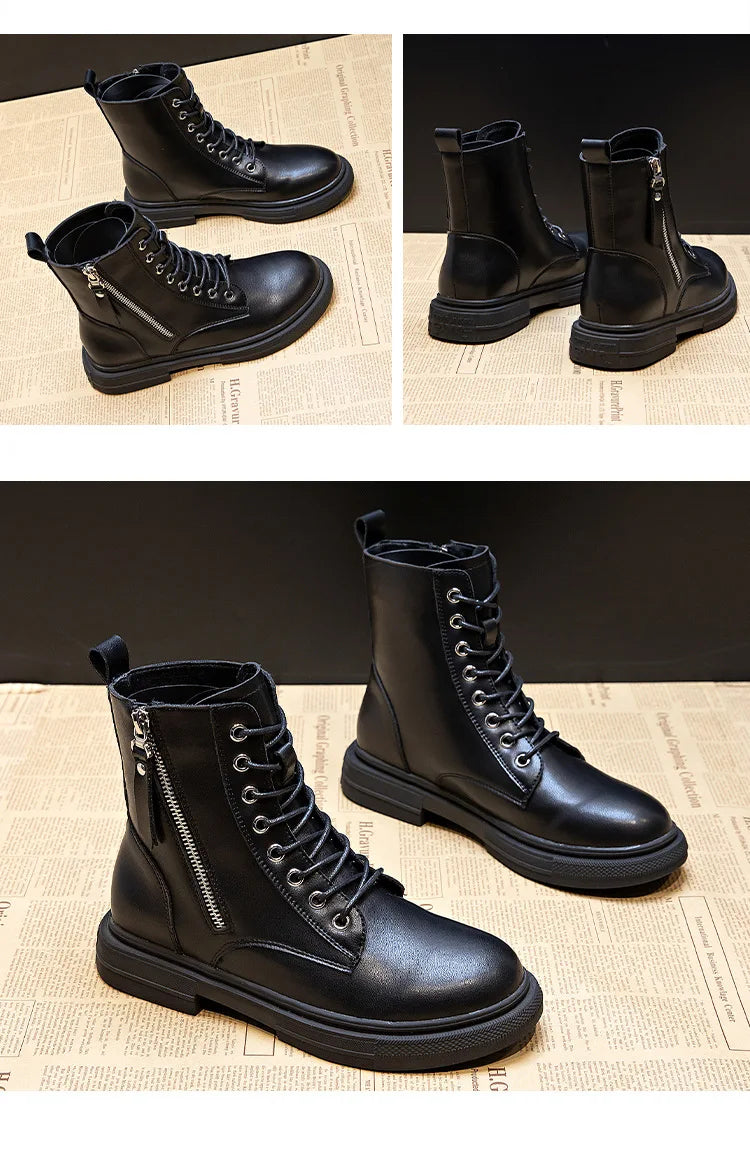 UrbanCore Winter Platform Boots – Stivaletti donna caldi con lacci