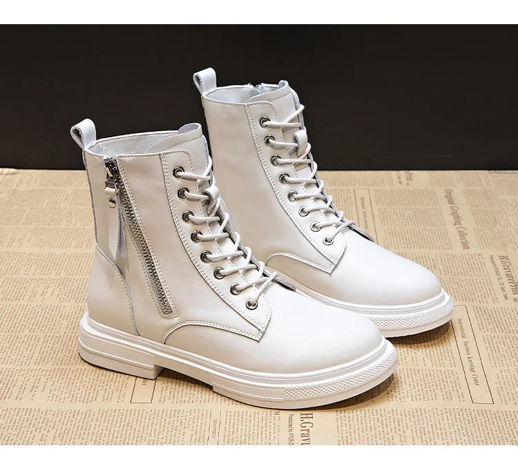 UrbanCore Winter Platform Boots – Stivaletti donna caldi con lacci