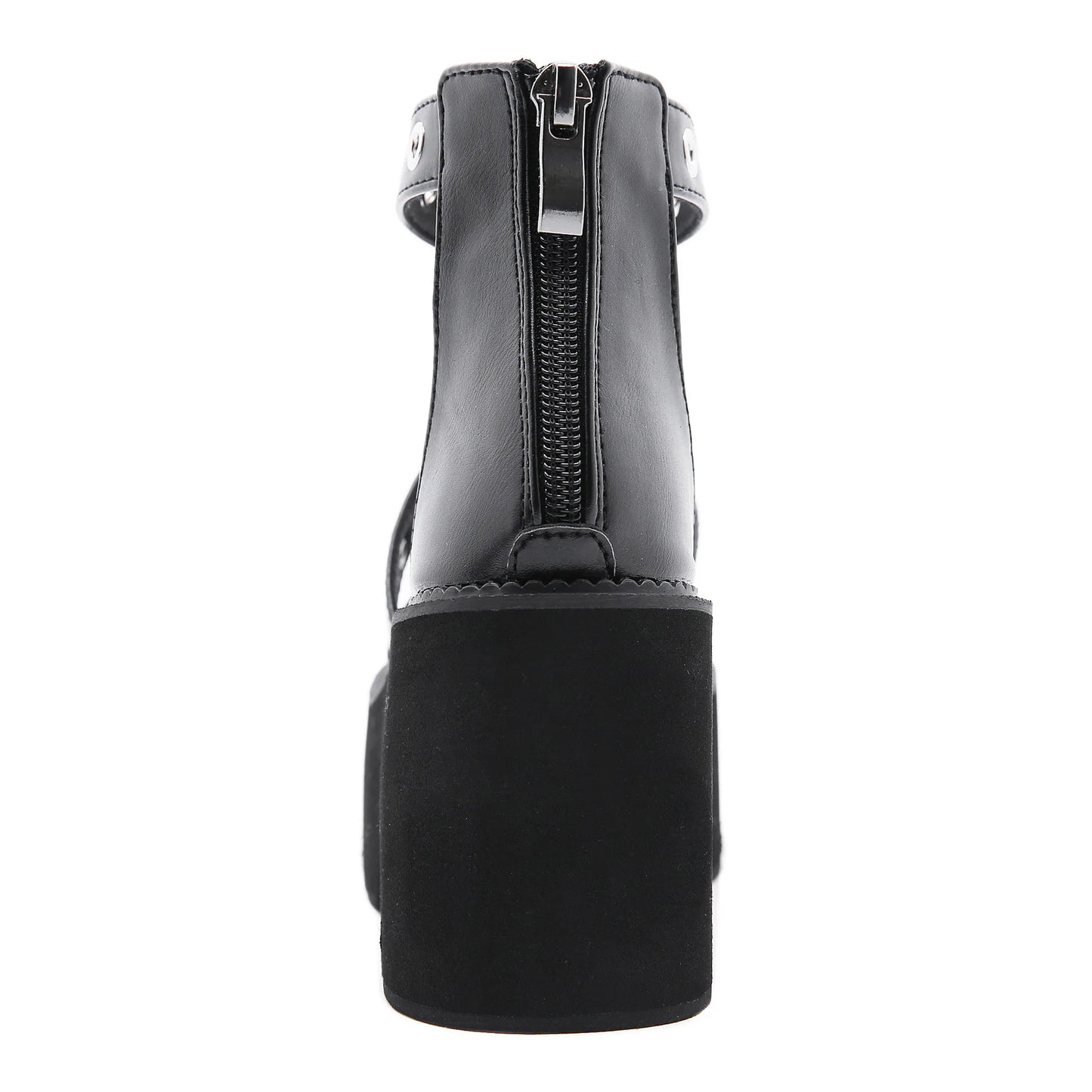 Dark Rebel Eyelet Platforms – Sandali donna gothic con fibbie